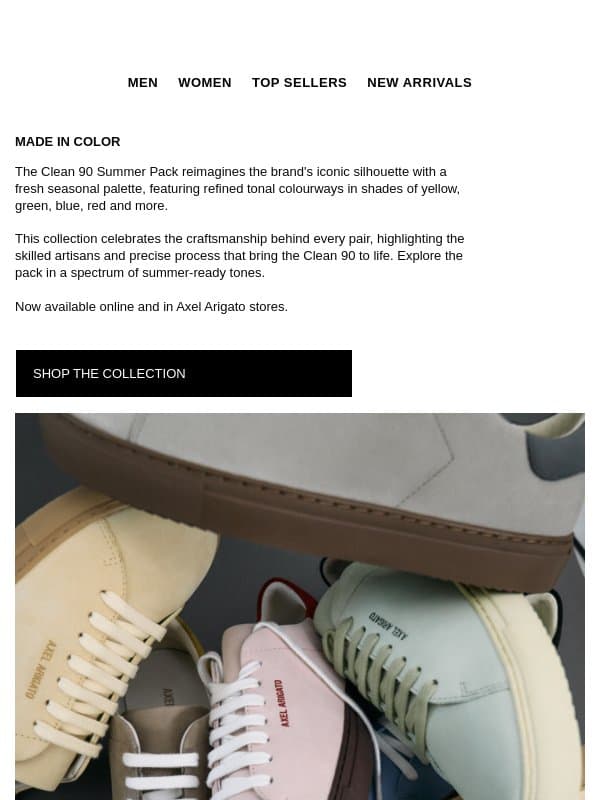 Clean 90: The Making Of An Icon email from Axelarigato