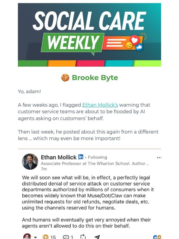 🤖 AI Agents + Your Angry Customers email from B Squared Media