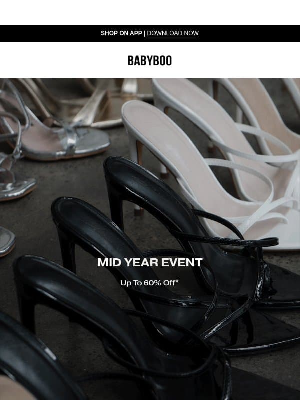 The Countdown Is On email from Babyboo Fashion