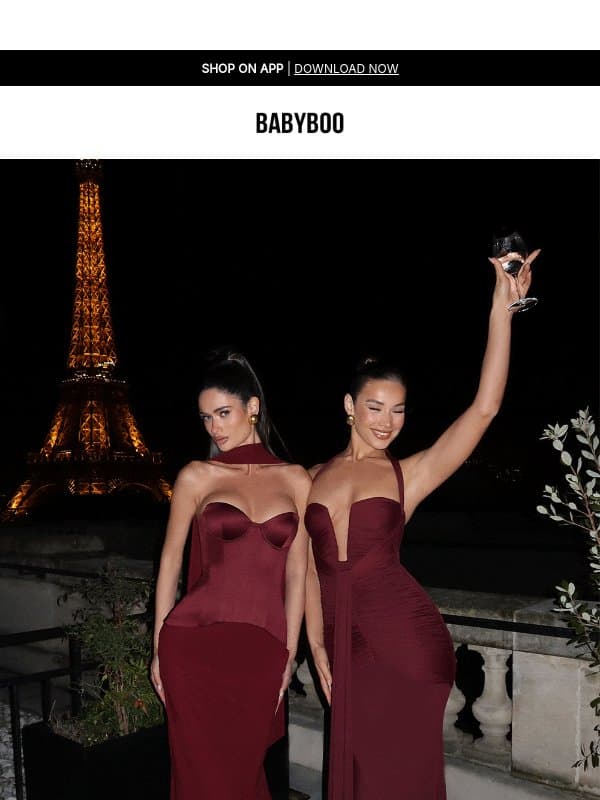 After Dark, Perfected email from Babyboo Fashion