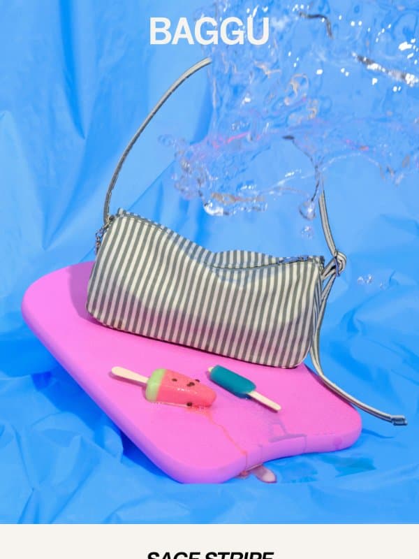 Sage Stripe email from Baggu