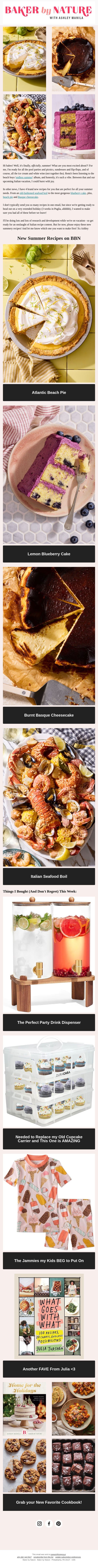 ⭐4 BRAND NEW RECIPES⭐ email from Baker by Nature screenshot