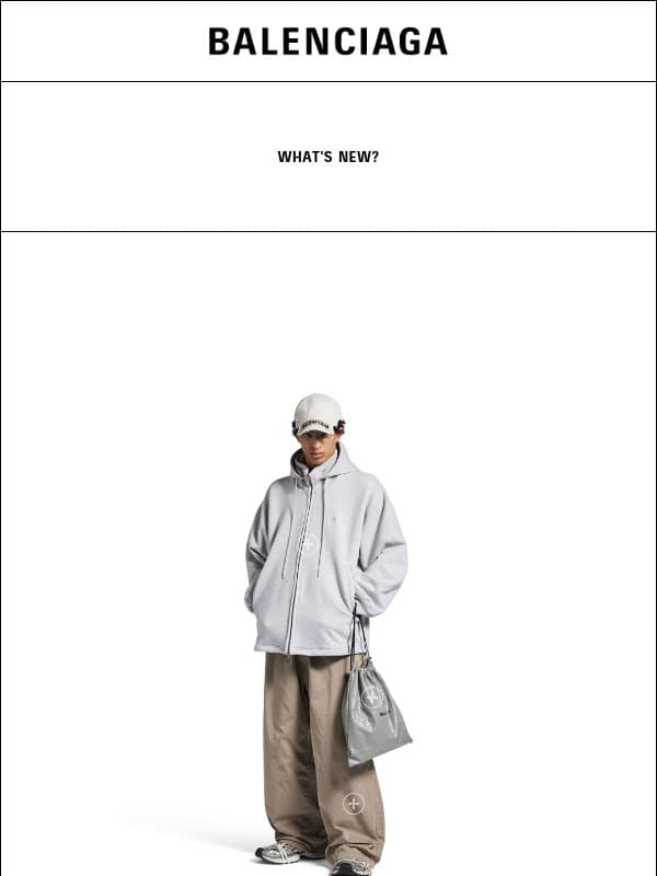 What's new? email from Balenciaga