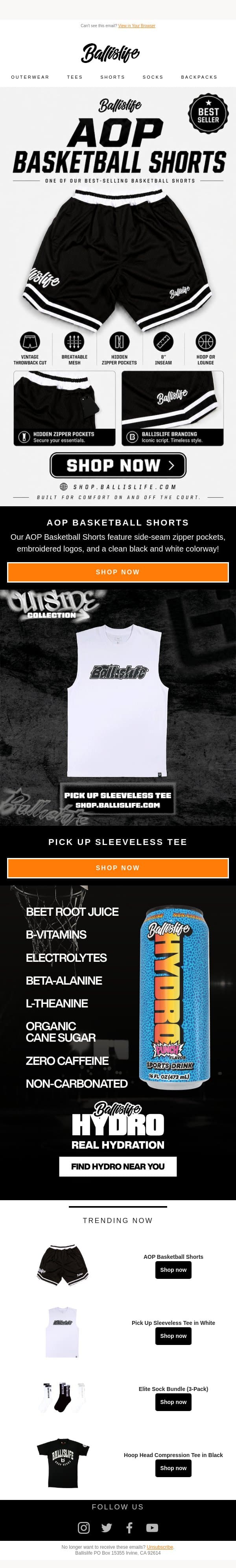 A Classic Pair Of Shorts Every Hooper Needs email from Ballislife screenshot