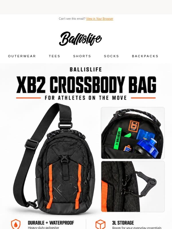 NEW Bag To Carry Your Essentials! email from Ballislife