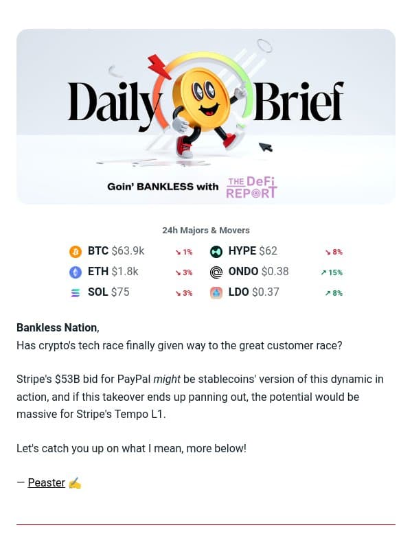 π΄ Stripe's Stablecoin Empire email from Bankless