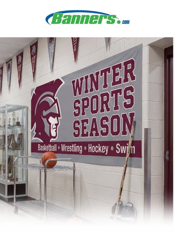 Get Ready for Winter Sports Season email from Banners.com