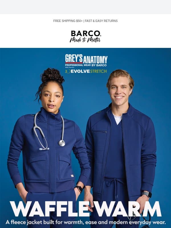Warm Up in Waffle 🧇 email from Barco One