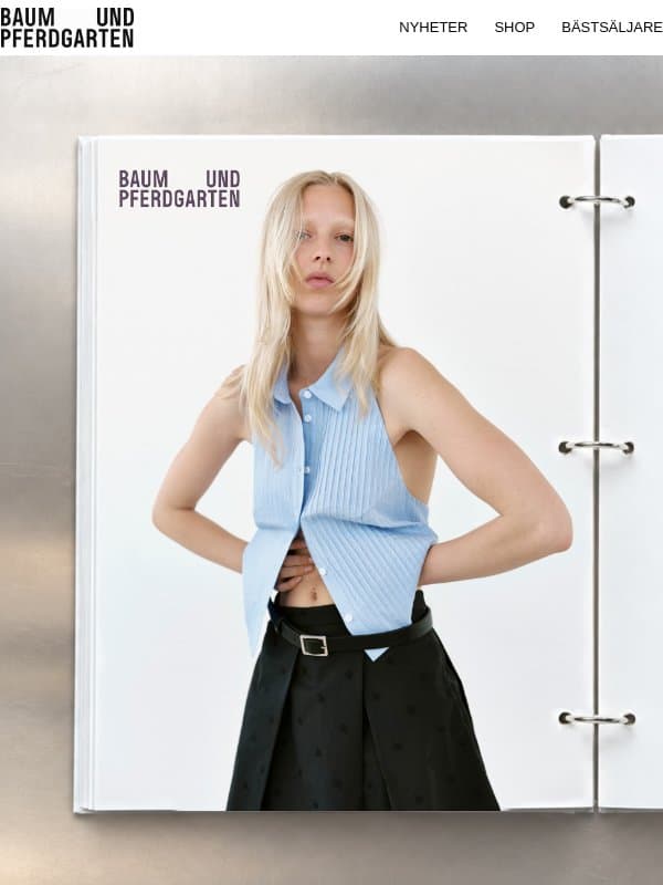 NY KOLLEKTION: PRE-SPRING 2027 email from Baum und Pferdgarten
