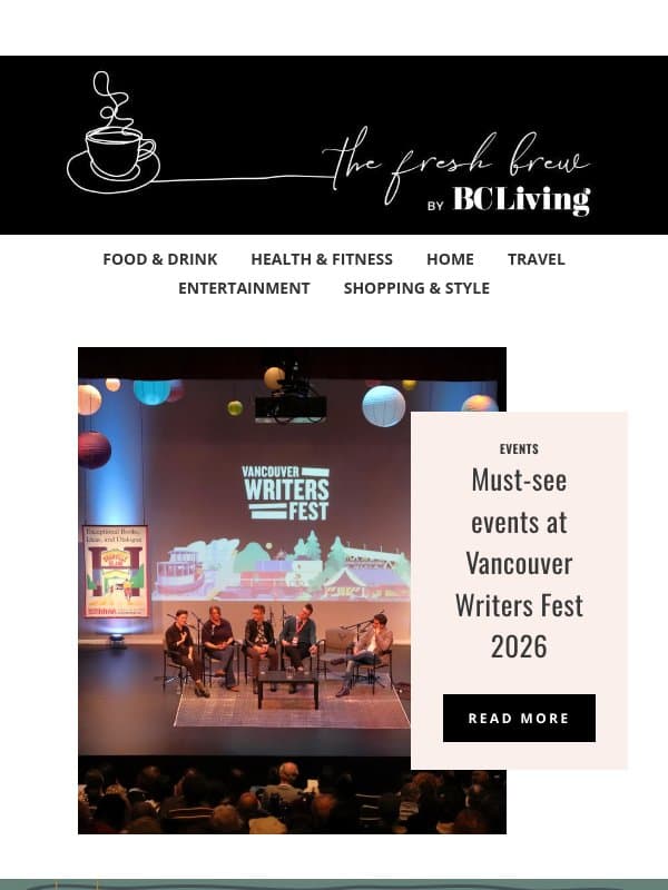 What to expect at Vancouver Writers Fest 2026 📚✍️ email from BC Business