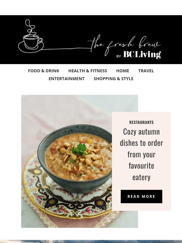 Restaurants serving the coziest autumn dishes ๐ฒโค๏ธ email from BC Business
