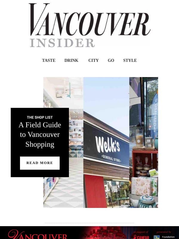 The Best Places to Shop Around Town 🛍️ email from BC Business