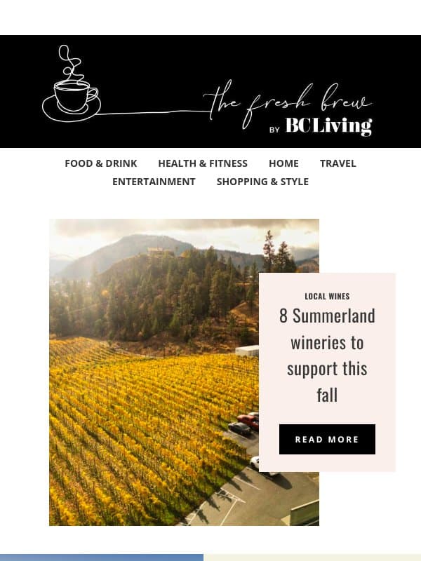 Raise a glass to these Summerland wineries 🍂🍷 email from BC Business