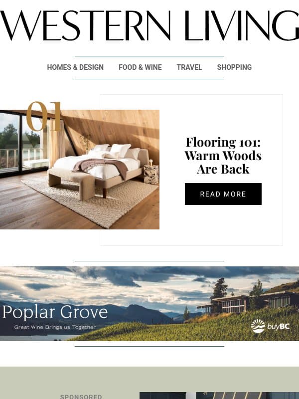The Flooring Trends We're Falling For email from BC Business