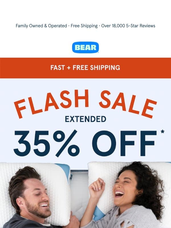 Check Out Julyβs Best-Selling Accessories email from Bear Mattress