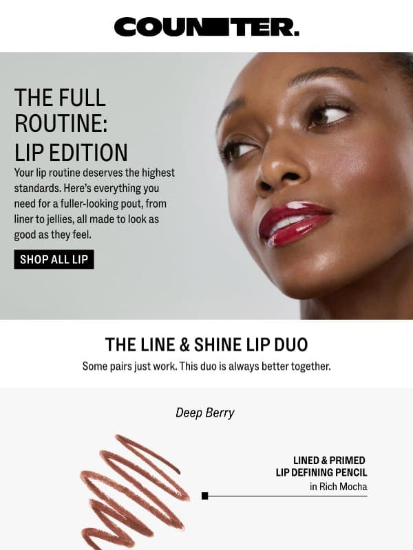 Who doesn't love a juicy lip? email from Beautycounter