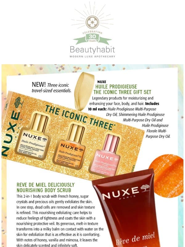 Apothecary Cult Classics + See What's New! email from Beautyhabit