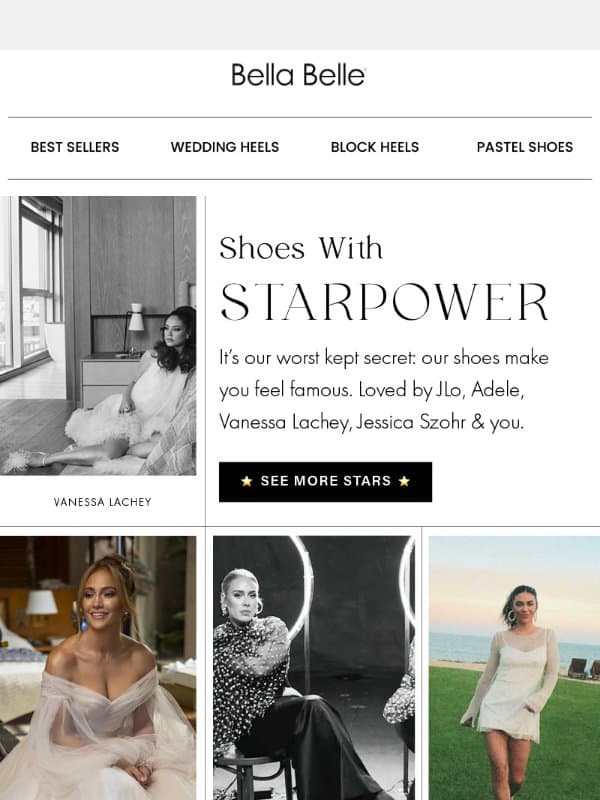 They’re ✨JLo✨ approved email from Bella Belle Shoes
