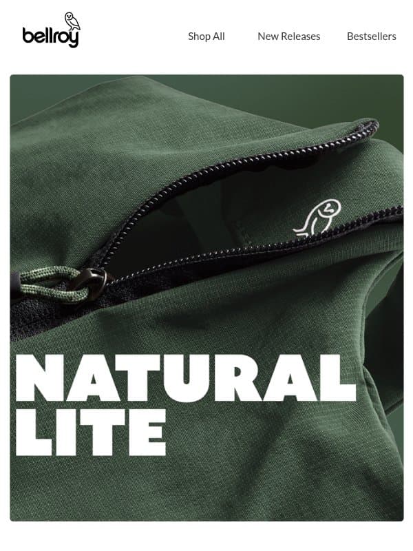 Cool mornings and forest walks are calling email from Bellroy