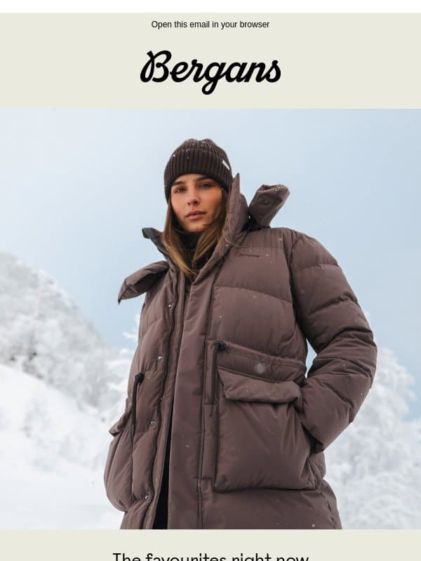 Shop our most-loved styles email from Bergans