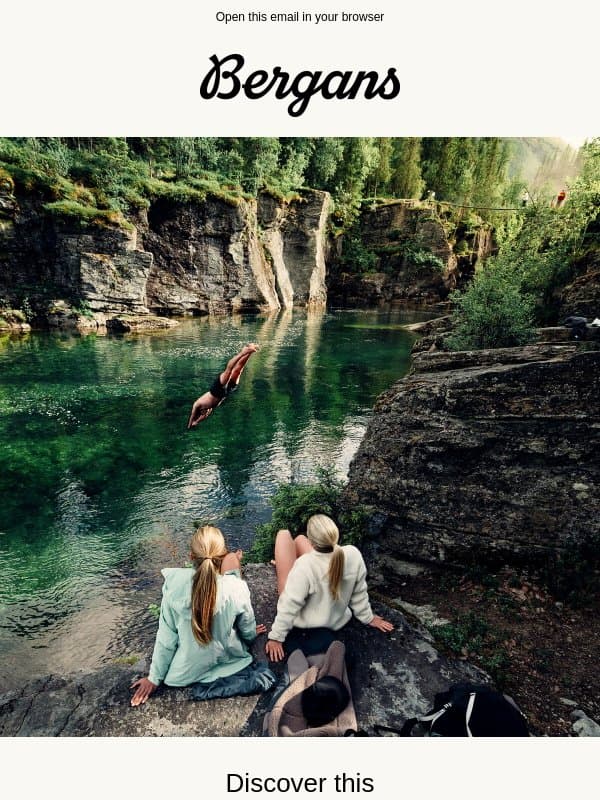 July Highlights: Everything you need for your summer! email from Bergans