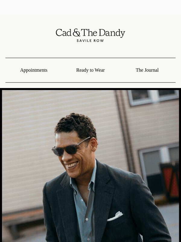 A New Season Begins email from Bespoke Atelier (example: Cad & The Dandy)