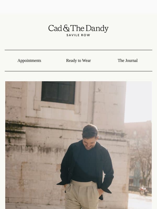 The Gurkha Short email from Bespoke Atelier (example: Cad & The Dandy)