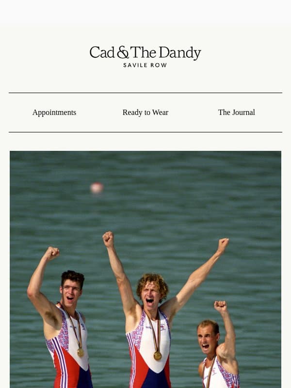 An Evening with Olympic Gold Medallist Garry Herbert MBE email from Bespoke Atelier (example: Cad & The Dandy)