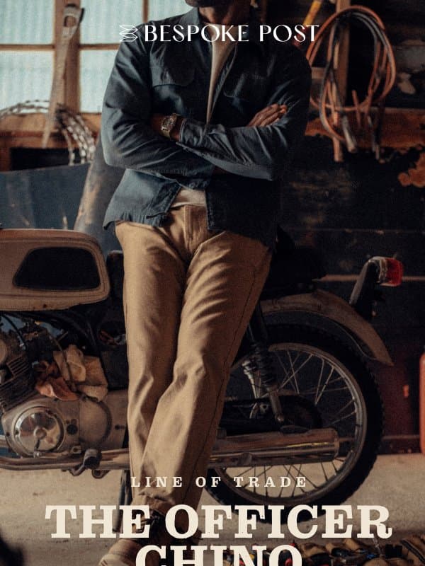 Two New Ways To Wear The Officer Chino email from Bespoke Post