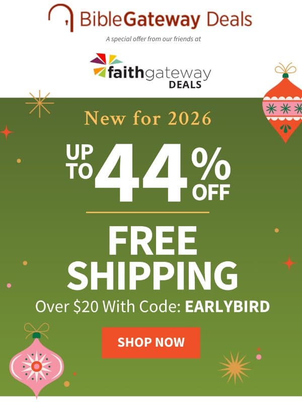 NEW for 2026 ✨ email from Bible Gateway
