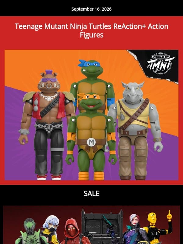 BBTS News — TMNT, DC sale, Transformers, StarCraft, Zelda, Nendoroids & More! email from BigBadToyStore