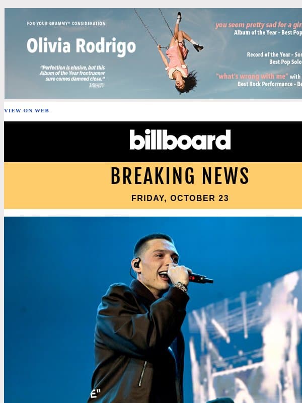 Billboard Latin Music Awards 2026 Winners: Complete List (Updating Live) email from Billboard