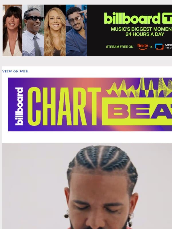 Billboard Chart Beat: Are Four-Song Bonuses Now the Move for Pop Stars? email from Billboard