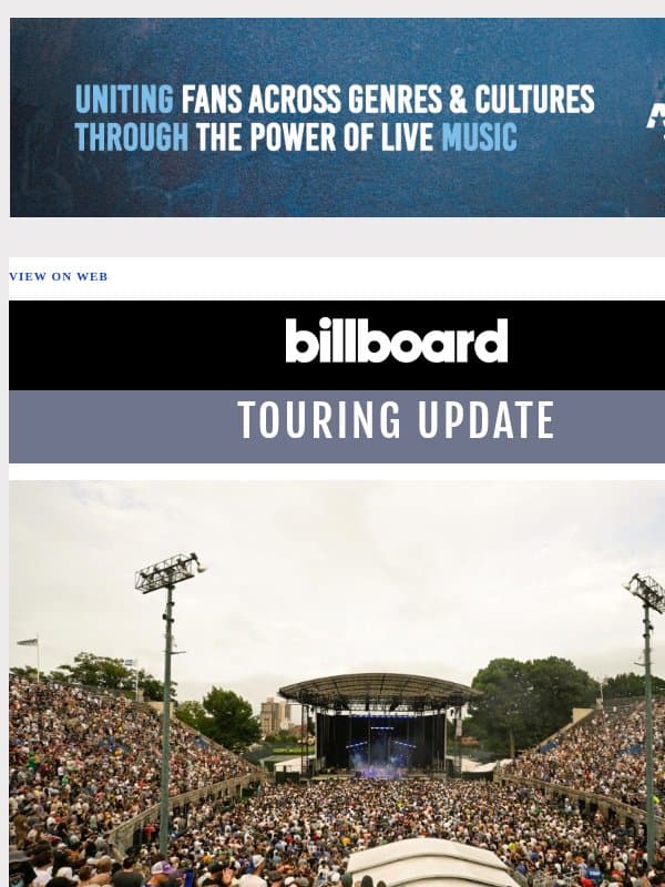 Forest Hills Stadium’s Settlement, Miley Cyrus’ Live Return, and More in This Week's Touring Update email from Billboard