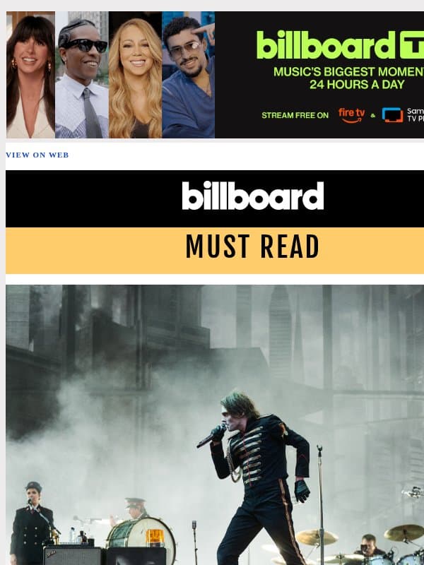 Can the Dallas Cowboys Cheerleaders Really Sue My Chemical Romance? Here's What Experts Say email from Billboard