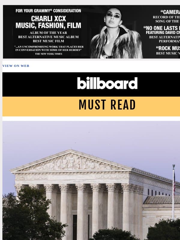 SCOTUS Copyright Termination Music Case Explained: What Happened? What Comes Next? email from Billboard