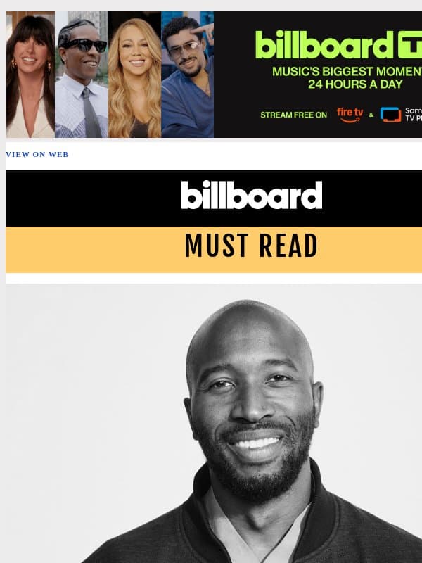 Ezekiel Lewis Talks New Epic Records CEO Gig & the Art of A&R: 'It's Not About Genres. It's About Artists' email from Billboard