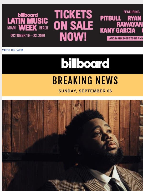 Rod Wave Achieves Fourth No. 1 Album on Billboard 200 With ‘Don’t Look Down’ email from Billboard