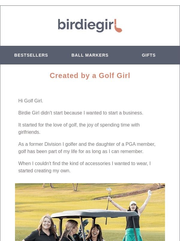 There's a reason these feel different email from Birdie Girl Golf