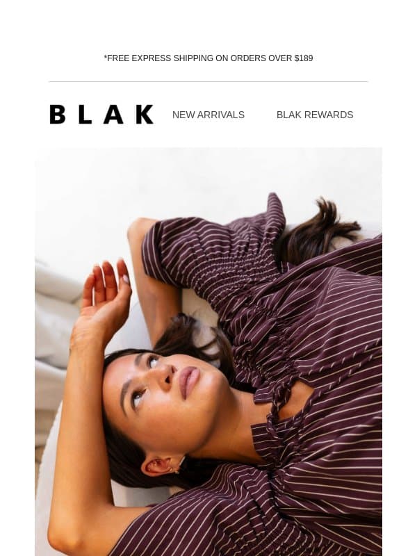 Pretty New Arrivals ✔️ email from Blak