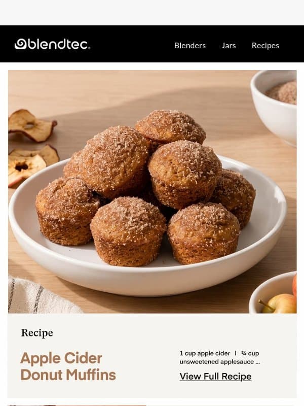 Meal Prep Breakfast for Easier Mornings! email from Blendtec