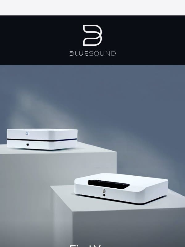 Which POWERNODE Is Right for You? email from Bluesound