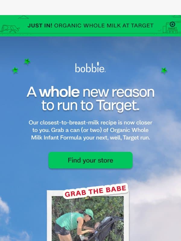 We'd say walk, but… 👀 email from Bobbie