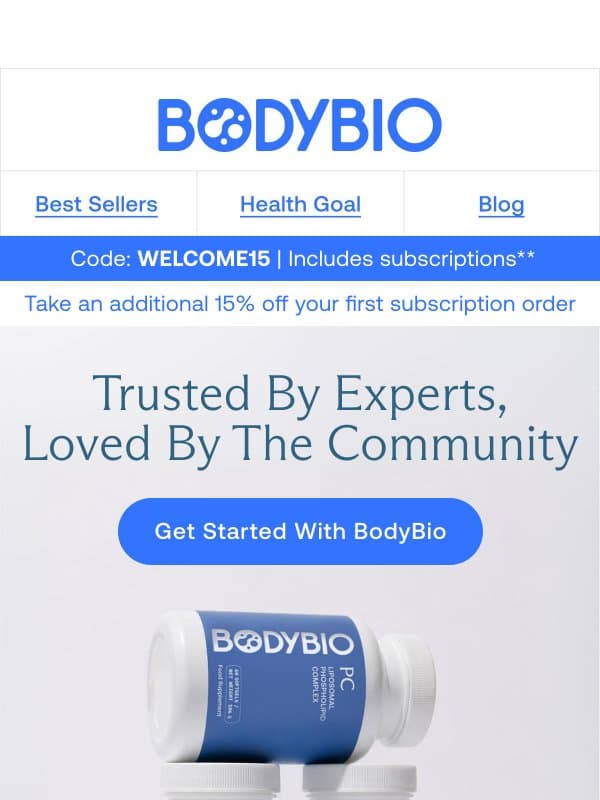 โญ Why 800K happy customers trust us email from Body Bio