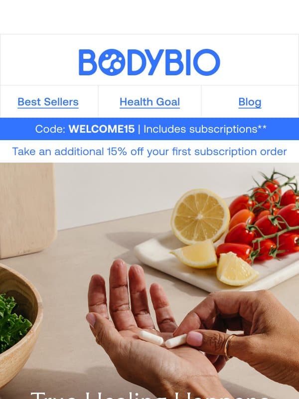 🩺 What true healing feels like email from Body Bio
