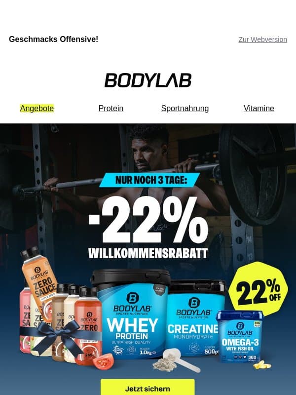Hast Du Deinen Gutschein schon genutzt? 👀 email from Bodylab24