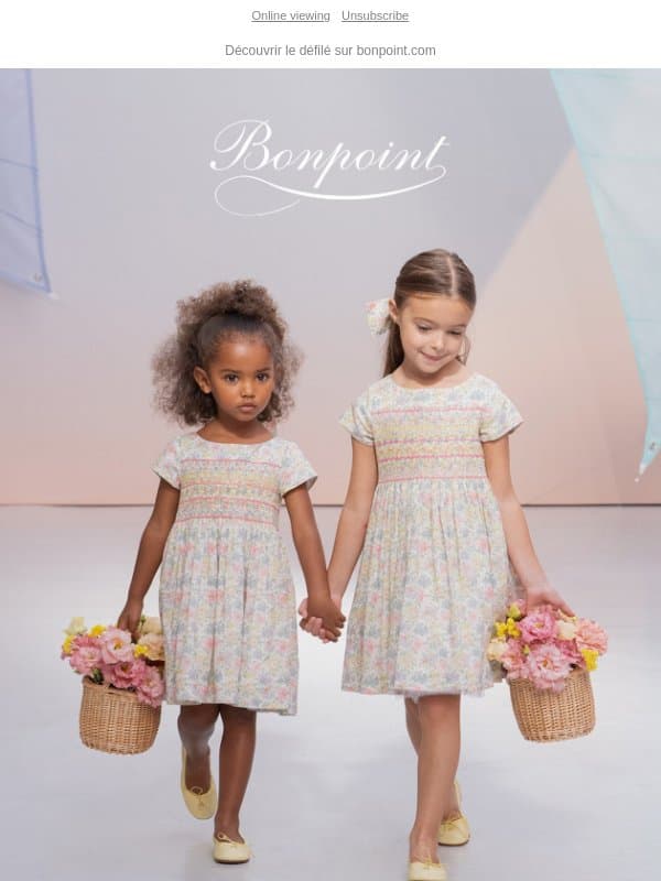 Bonpoint Eté 2027 🍒 email from Bonpoint