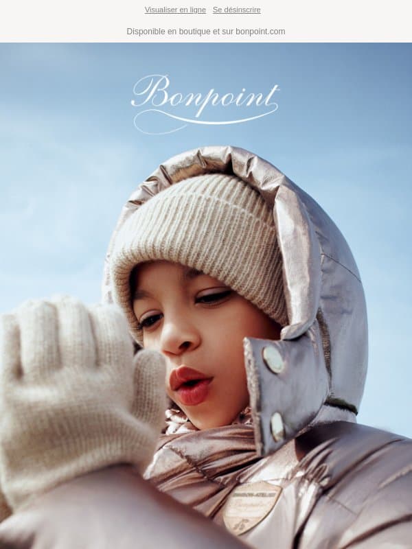 Bien emmitouflés ! 🍒 email from Bonpoint