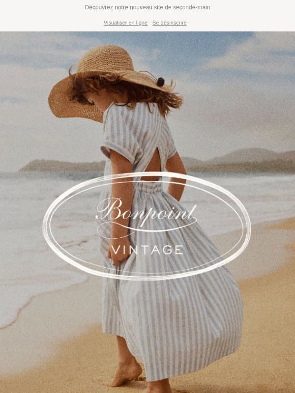 Bonpoint Vintage fait peau neuve 🍒 email from Bonpoint