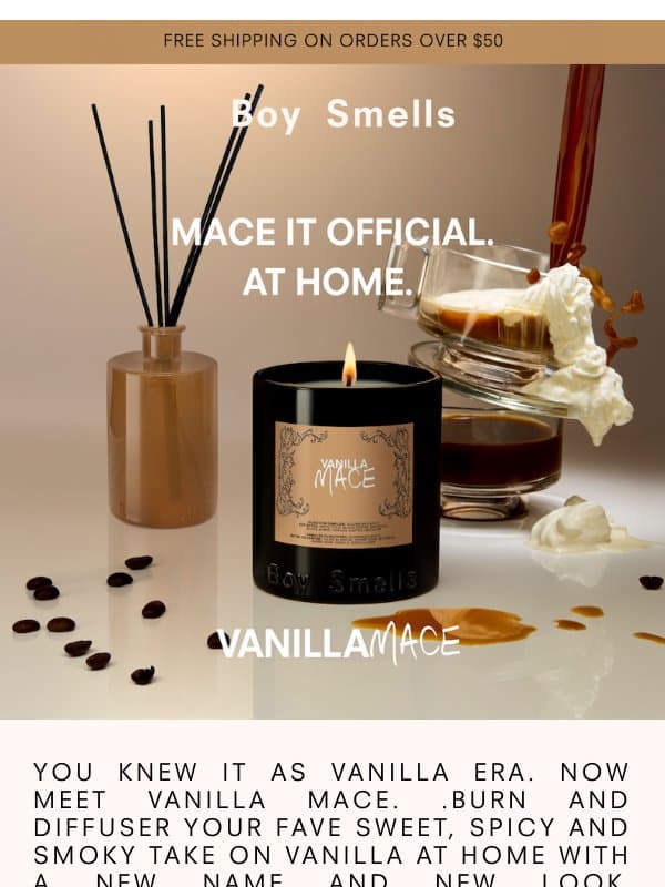 Same Obsession. New Name email from Boy Smells